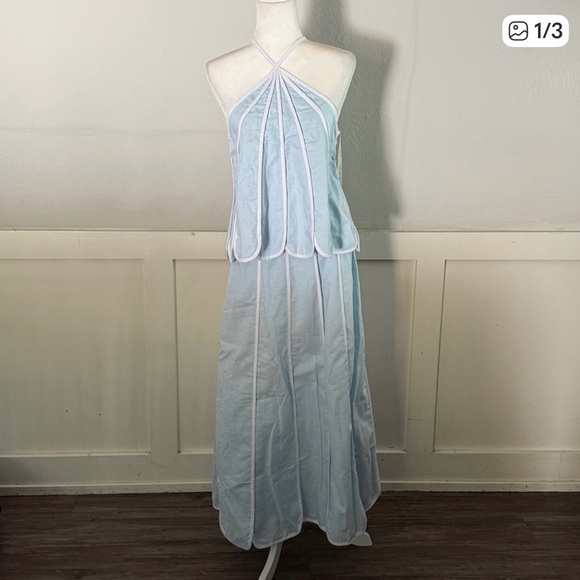 NWT Vita Grace Light Blue Women's Skirt - Picture 4 of 4